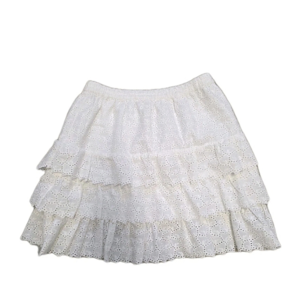 House of Harlow 1960 White Knit Mini Skirt Women’s Size XSMALL NWT Boho Cottage - Picture 5 of 5
